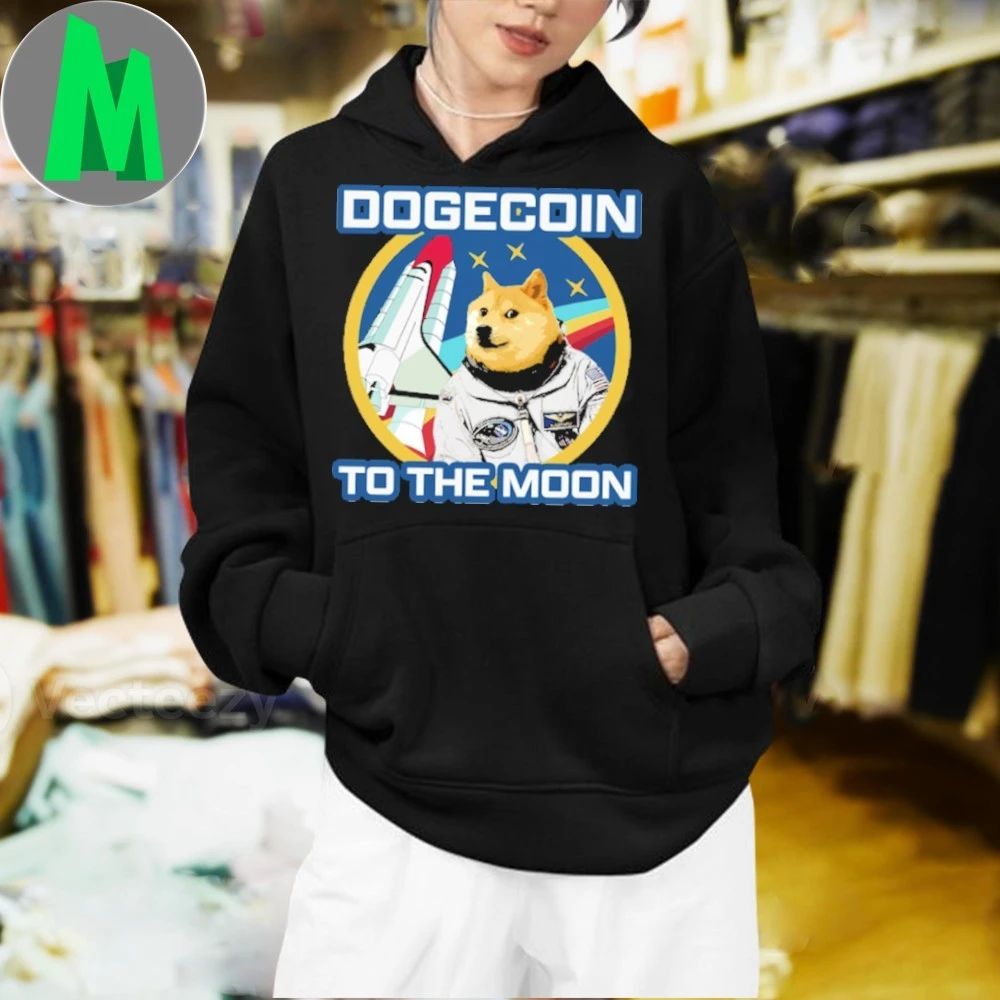 Shiba Inu Dogecoin to the Moon Unisex