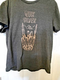 Quiksilver ROCK ON gray t shirt large Nice! Large Unisex