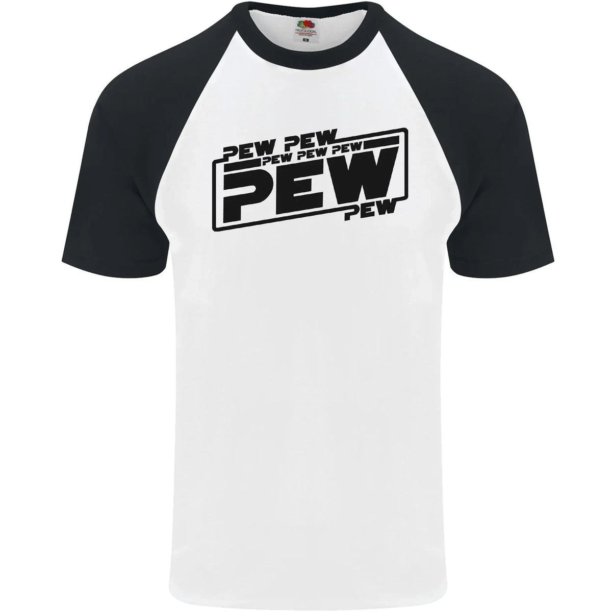 Pew Pew Pew Funny SCI-FI Movie Lightsaber Mens S/S Baseball Unisex