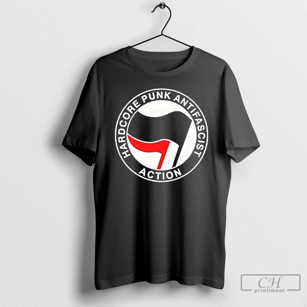 Premium Hardcore Punk Anti Fascist Action T Shirts Unisex