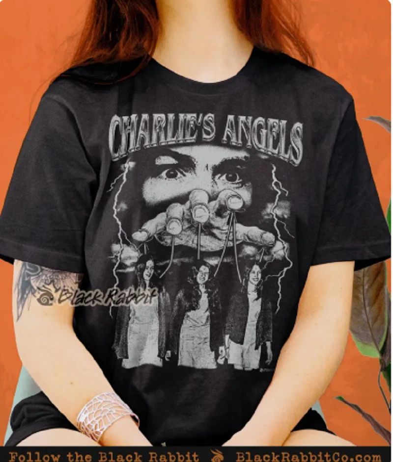 Charles Manson Family Charlie's Angels Retro Vintage Unisex Classic Unisex