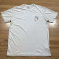 O'Neill Surf Co. Size XL Modern Fit Short Sleeve Cream Color Tropical Shirt Unisex