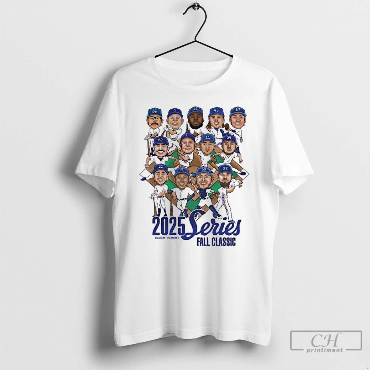 Premium 2025 World Series Fall Classic Toronto Blue Jays Cartoon T Shirts Unisex