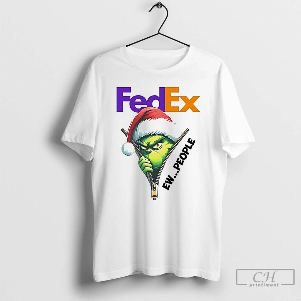 Classic Grinch Fedex Ew People Christmas T Shirts Unisex
