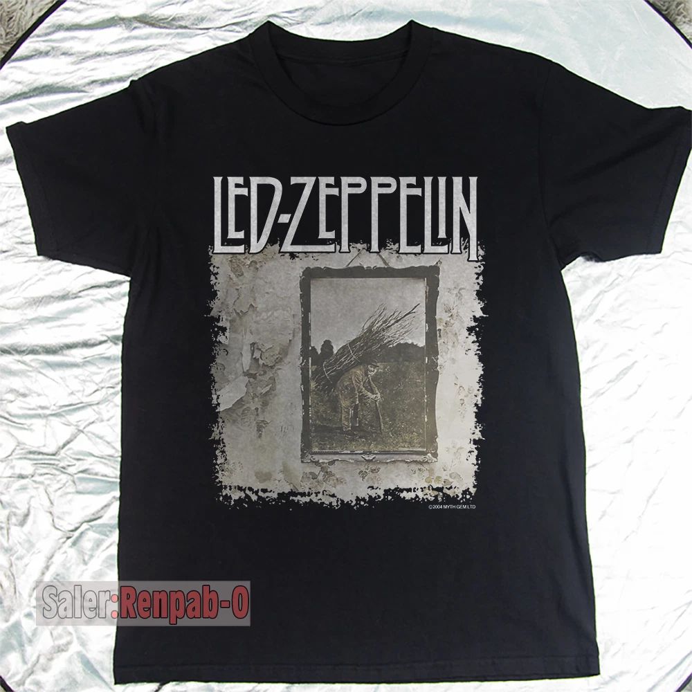 Rare 90's Led Zeppelin Band, For Fan Cotton Unisex Black Cotton S-5XL Unisex