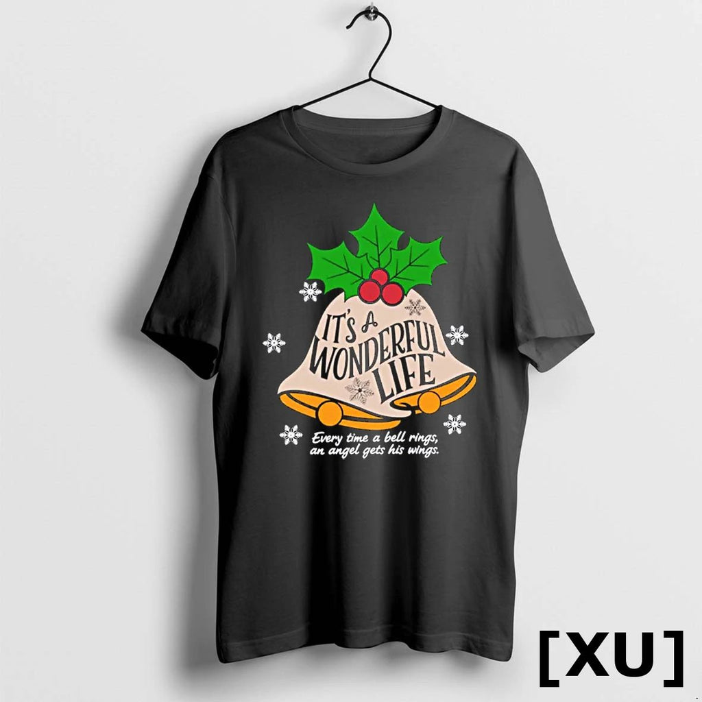 Its A Wonderful Life Everytime A Bell Rings Christmas Movie Tshirts Sweater Unisex
