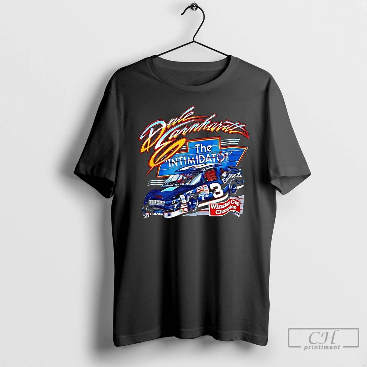 Premium Dale Earnhardt Sr 3 Nascar Winston Cup Champion The Intimidator Graphic T Shirts Unisex