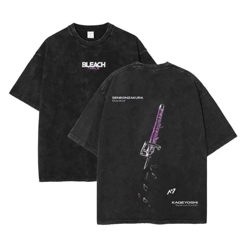Bleach - Byakuya Streetwear Shirt, Japanese Anime , Unisex Anime Unisex