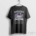 Classic Los Angeles Dodgers 2025 National League Championship Series Champions Signature T Shirts