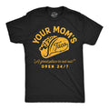 Mens Funny T Shirts Your Moms Taco Sarcastic Restaurant Graphic Novelty Tee for Unisex
