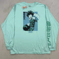 My Hero Academia Shirt Unisex Large Deku Long Sleeve T Shirt Green Funimation Unisex
