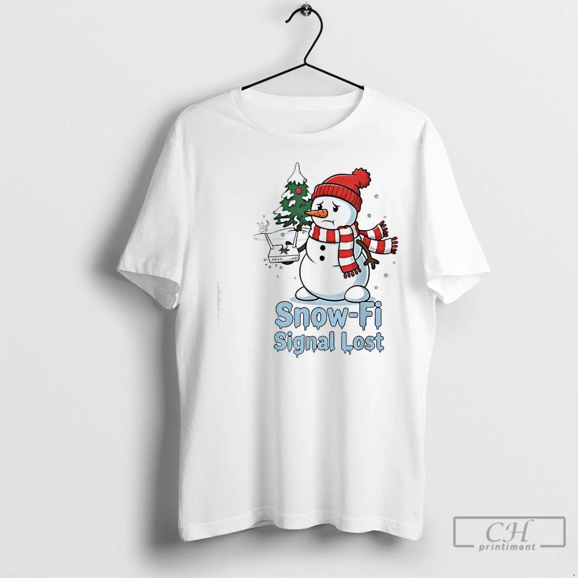 Premium Snow Fi Signal Lost Snowman Christmas Unisex