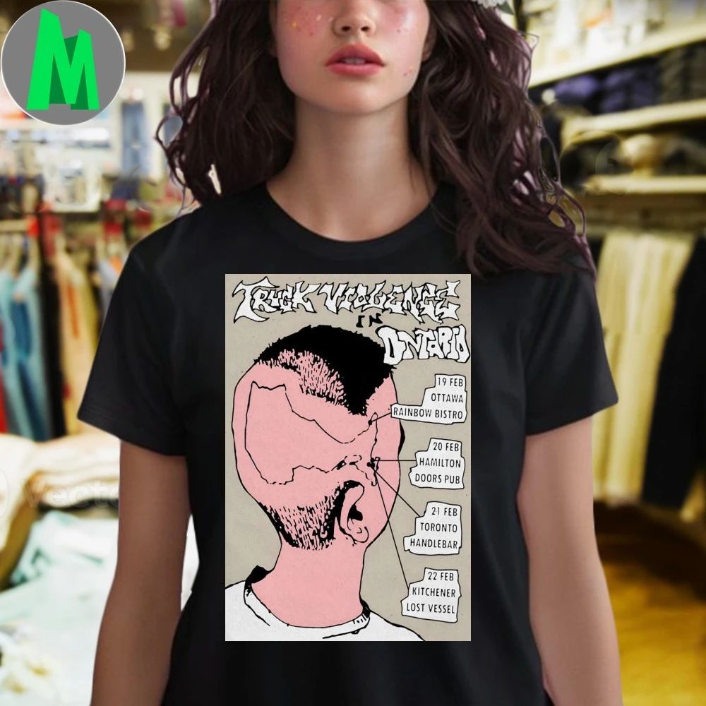 Original Truck Violence Ontario Tour Feb 2026 Poster Shirt Unisex
