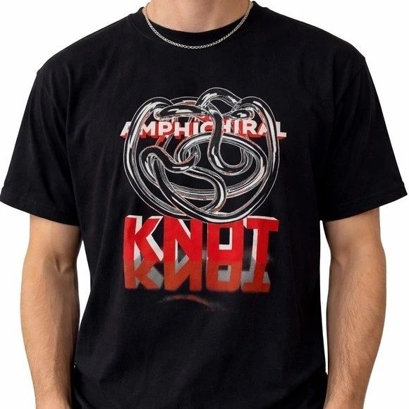 Vsauce Curiosity Box Amphitrite Kraken Graphic Tee Shirt Mens M Black Exclusive Unisex