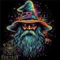 A Trippy Old Fantasy Wizard Mens Cotton Tee Top Unisex