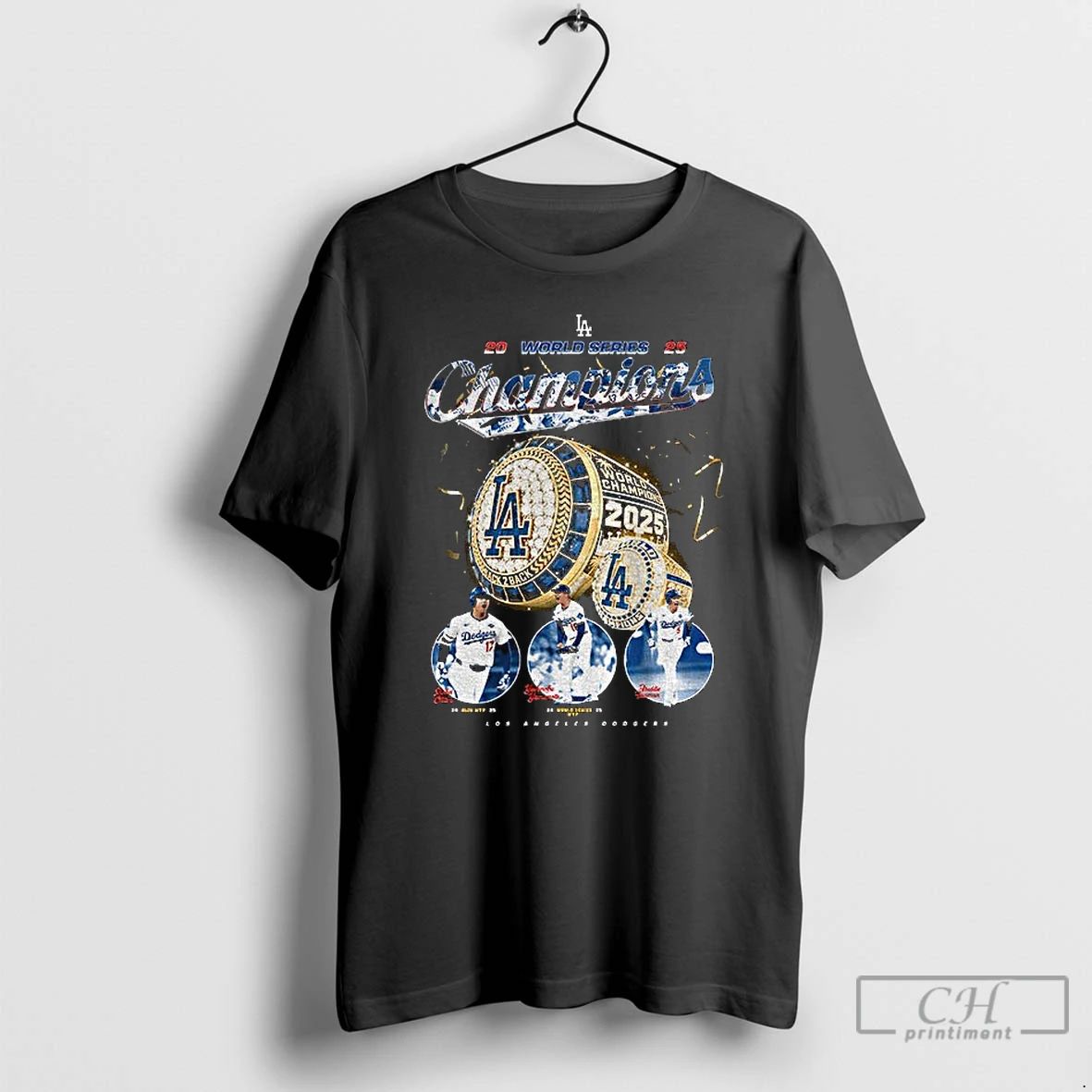 Premium Los Angeles Dodgers 2025 World Series Champions Rings Back To Back T Shirts Unisex