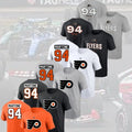 🔥NEW - Porter Martone #94 Philadelphia Fly Hockey Name & Number Gift Fastship Unisex