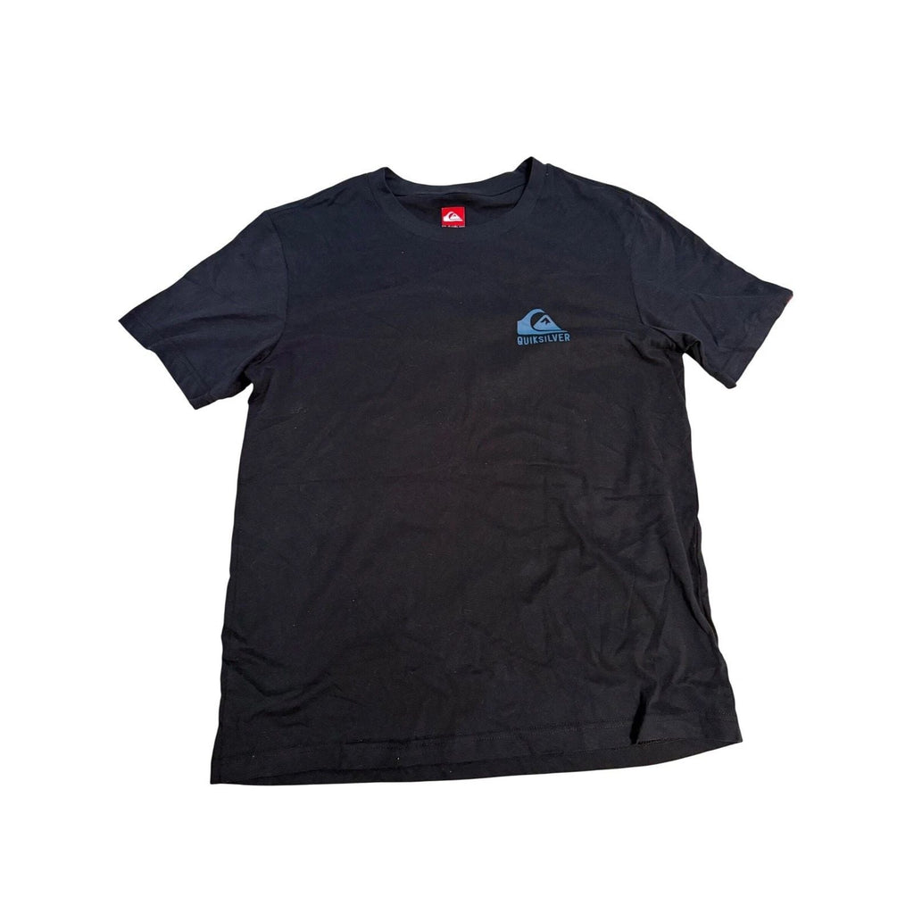 Quiksilver Mens Original Surf Co Graphic Black Short Sleeve Size M Unisex