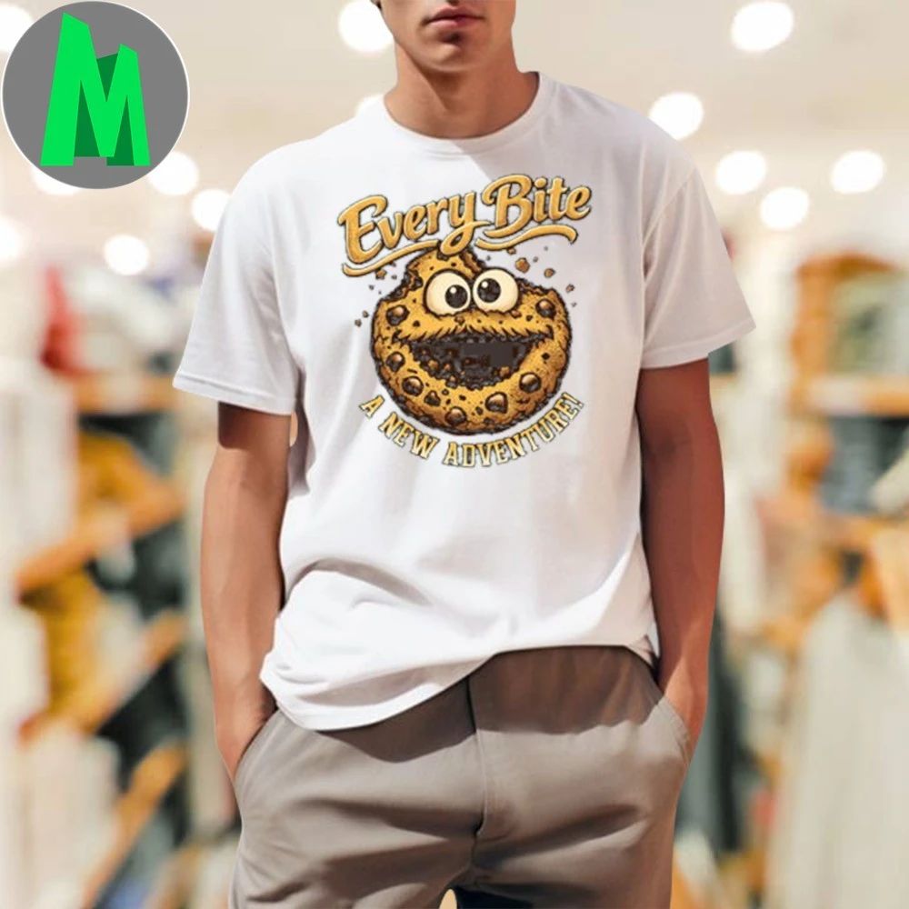 Original Cookie Monster Every Bite A New Adventure Shirt Unisex