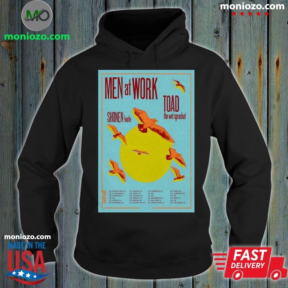 Original Men At Work Summer 2026 Shows Poster Shirt Unisex