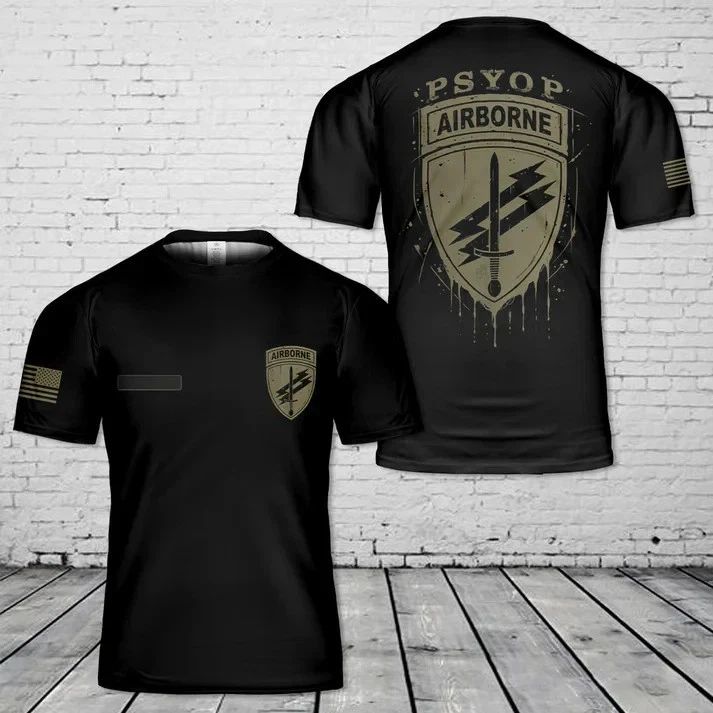 Custom Name US Army Civil Affairs PSYOP 3D Unisex