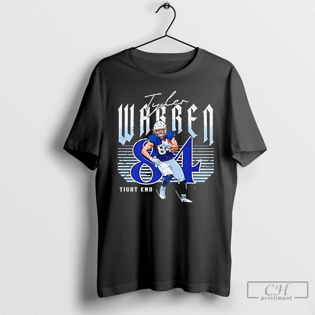 Premium Tyler Warren Tight End Indianapolis Colts T Shirts Unisex