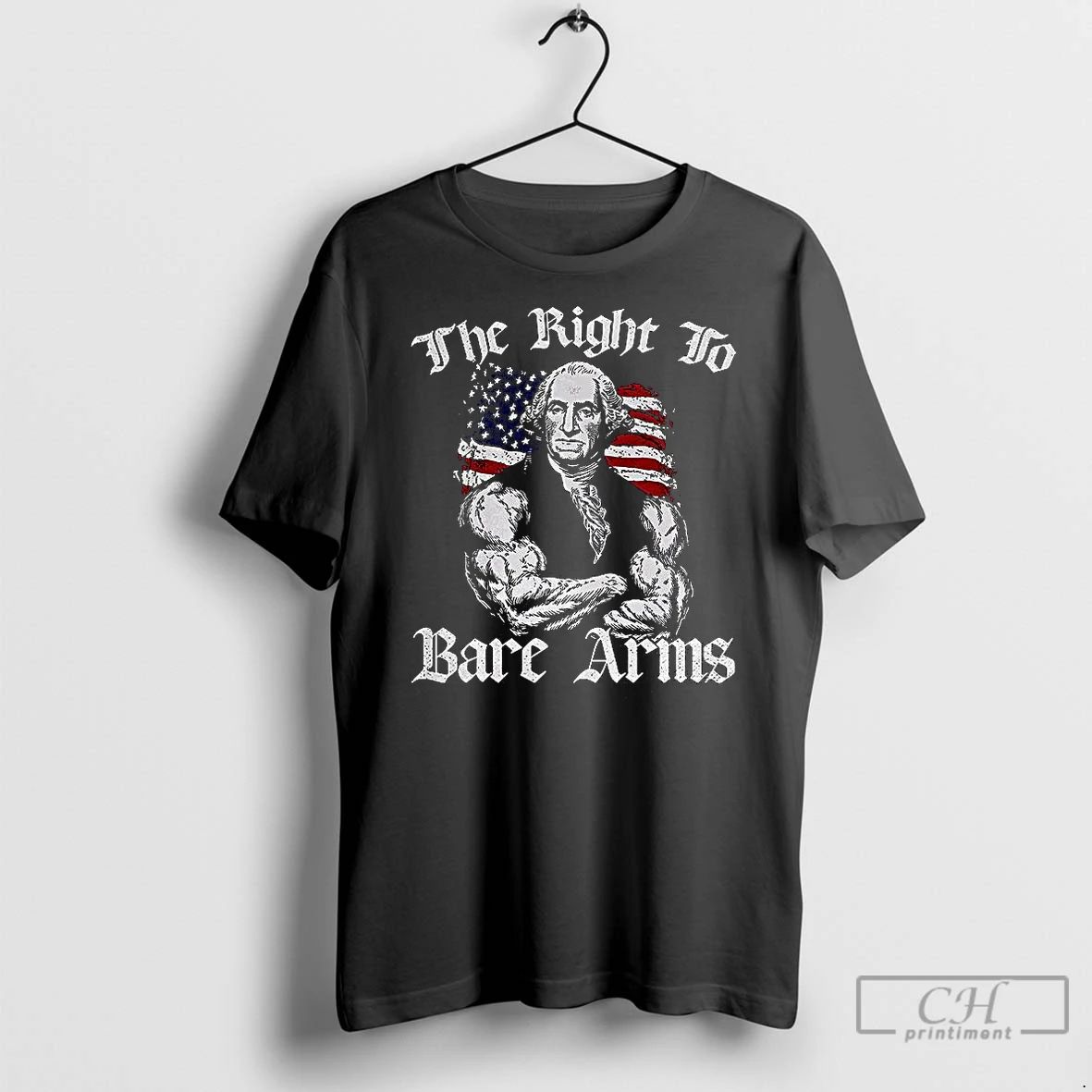 Classic George Right To Bare Arms Flag Unisex