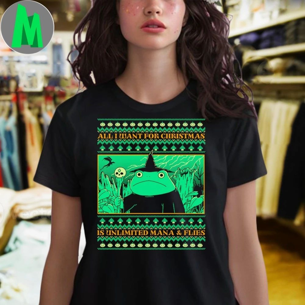 Unlimited Mana All I Want For Christmas Is Unlimited Mana And Flies Shirt Unisex