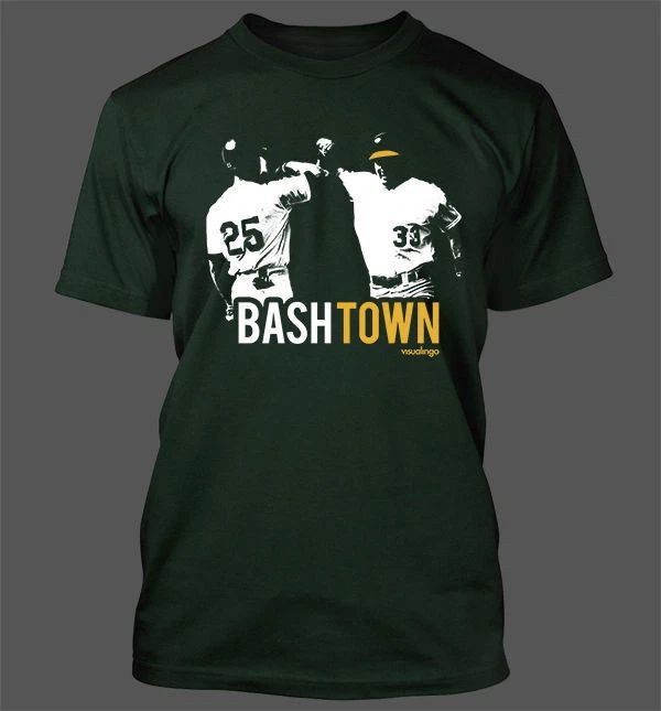 Bash Town - Oakland Athletics A's Baseball Bash Brothers Canseco McGwire Unisex
