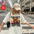 I Dont Care Wildlife Cat Cute Kitty Lover Gift Graphic Tee S-4XL Unisex
