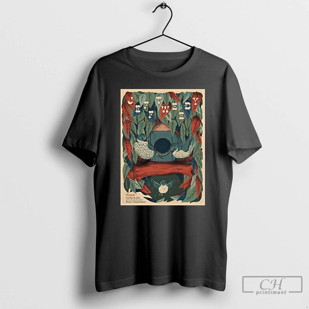 Classic Jeff Tweedy Boston Tour On October 18 2025 Long Sleve T Shirts Unisex