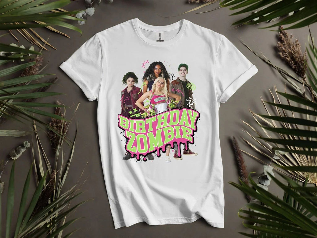 Zombies Birthday Zombie Poster Wdw Magic Tshirt Men Women Unisex AD788 Unisex