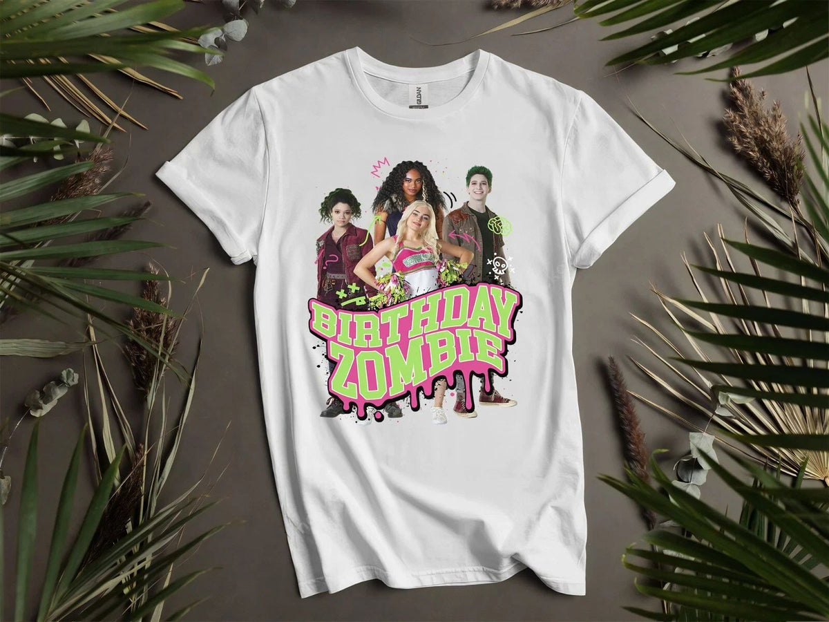 Zombies Birthday Zombie Poster Wdw Magic Tshirt Men Women Unisex AD788 Unisex