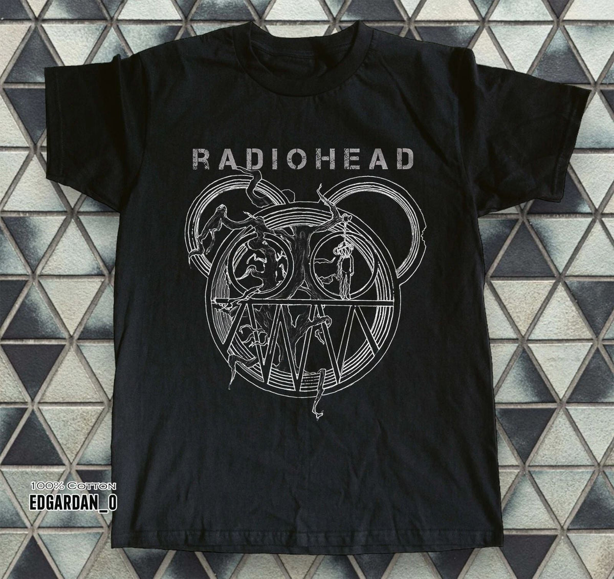 New! Radiohead Evil Face Black Unisex Size S-5XL Unisex