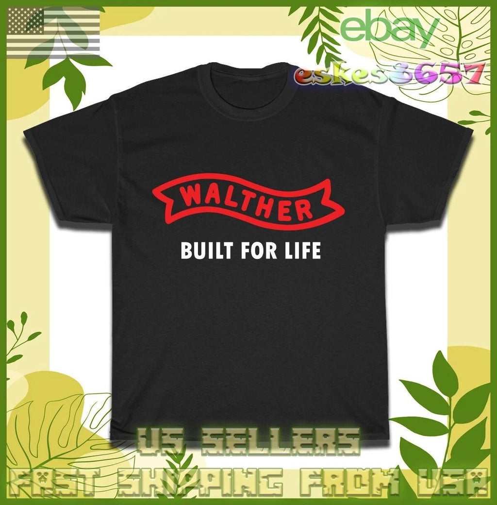 New Walther Arms Carl Walther Logo Men's American Style T Shirt Unisex