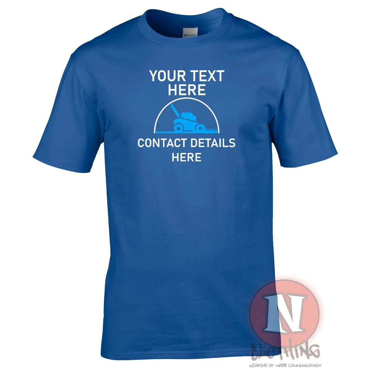 Lawn maintenance personalised custom gardening landscape company tee Unisex