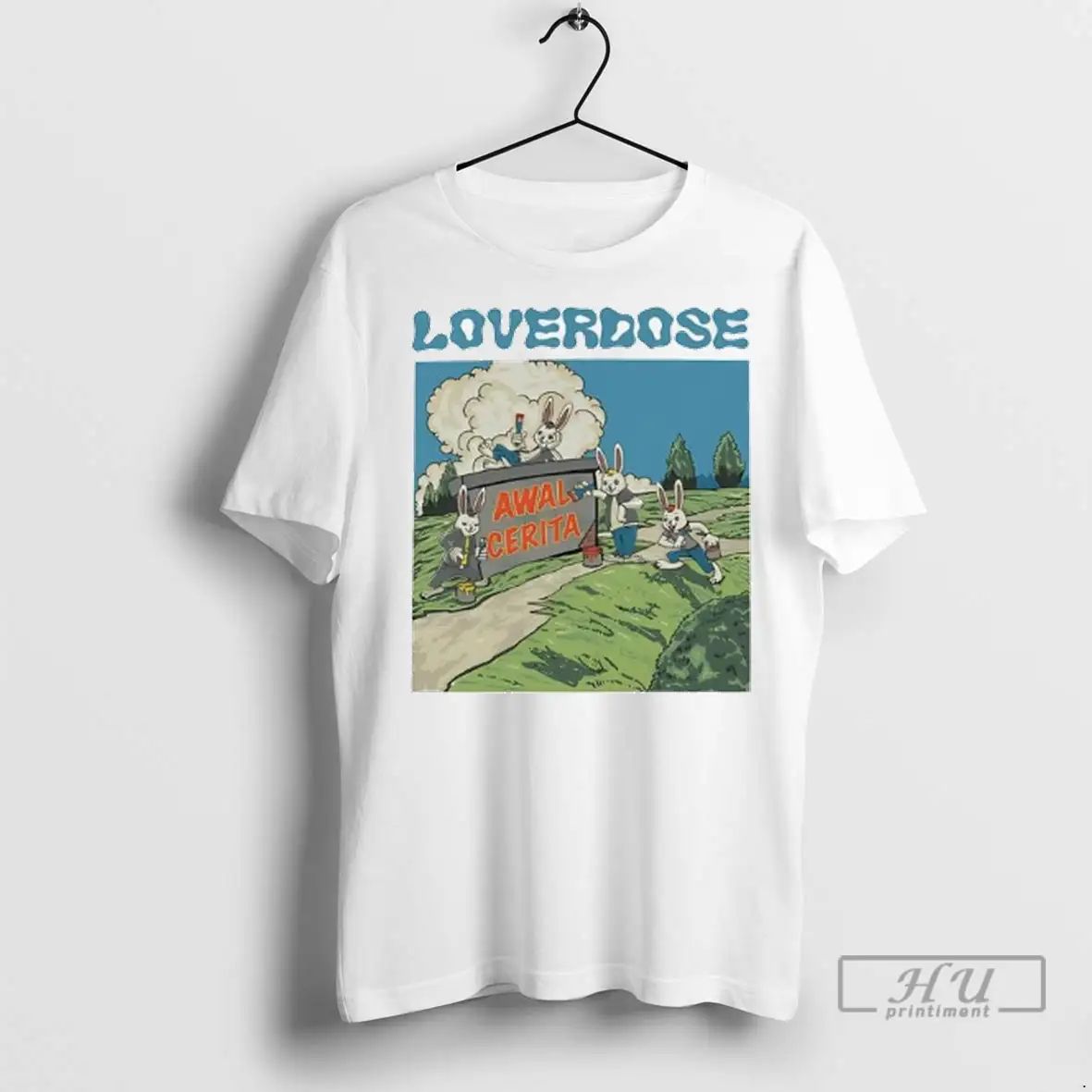Officials Loverdose Awal Berita Song Cover Graphic T Shirts Unisex