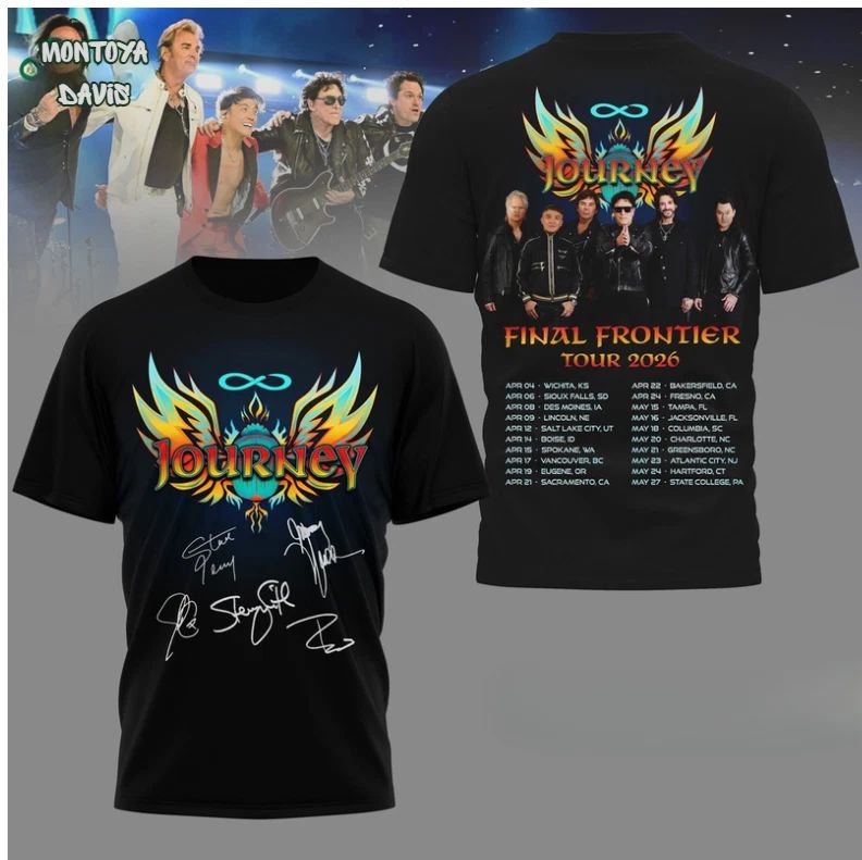 Final Frontier Tour 2026 Space Rock Graphic Tee Unisex