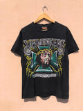 Vintage 2000s V8 Wankers Iron Crossroads Jesus Band Sz M Unisex