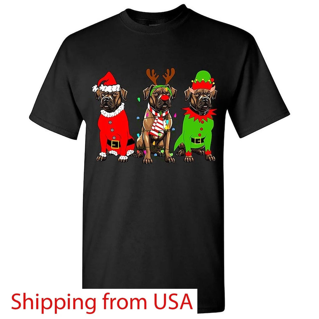 Pitbull Christmas , Dog Lover Christmas Shirt, Funny Christmas Shir... Unisex
