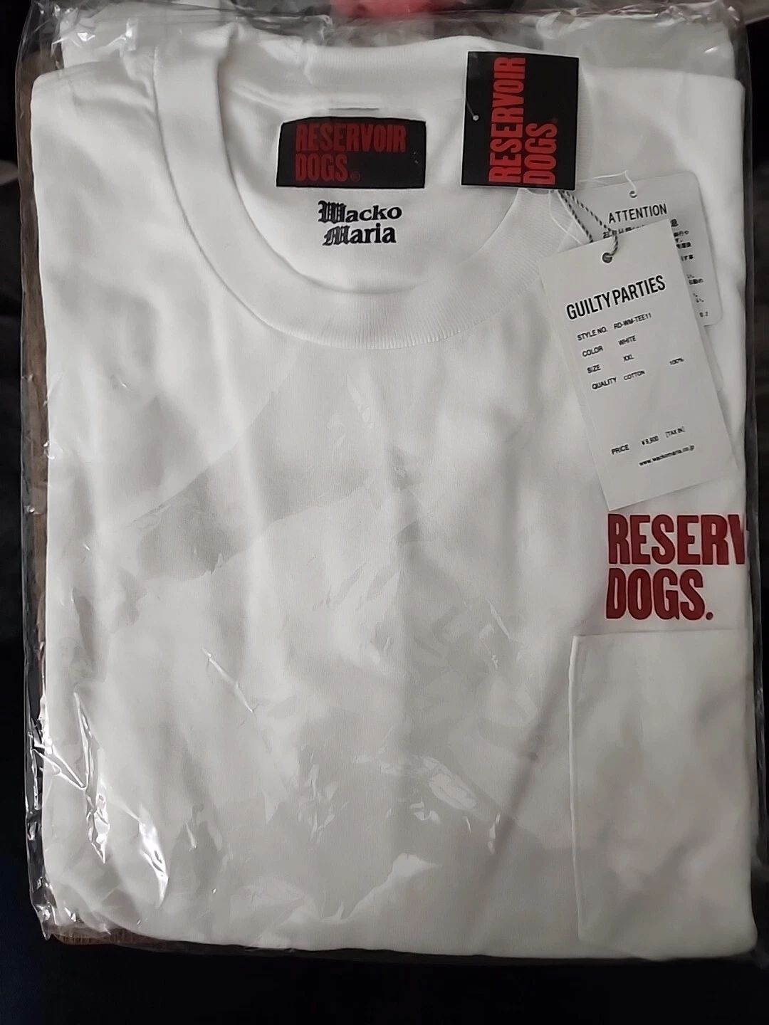 Reservoir Dogs White With Breast Pocket XXL Unisex