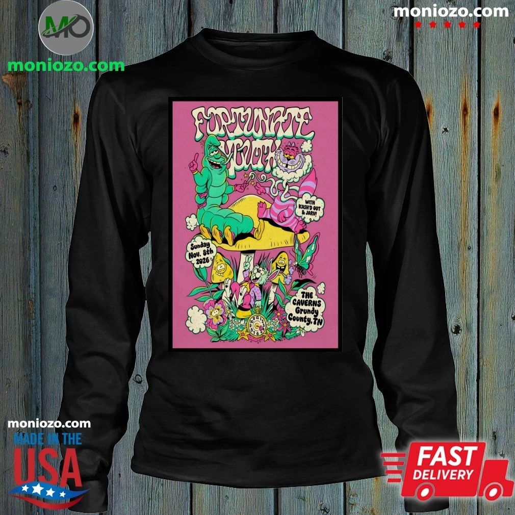 Original Fortunate Youth At The Caverns On Nov 8 2026 Poster Shirt Unisex