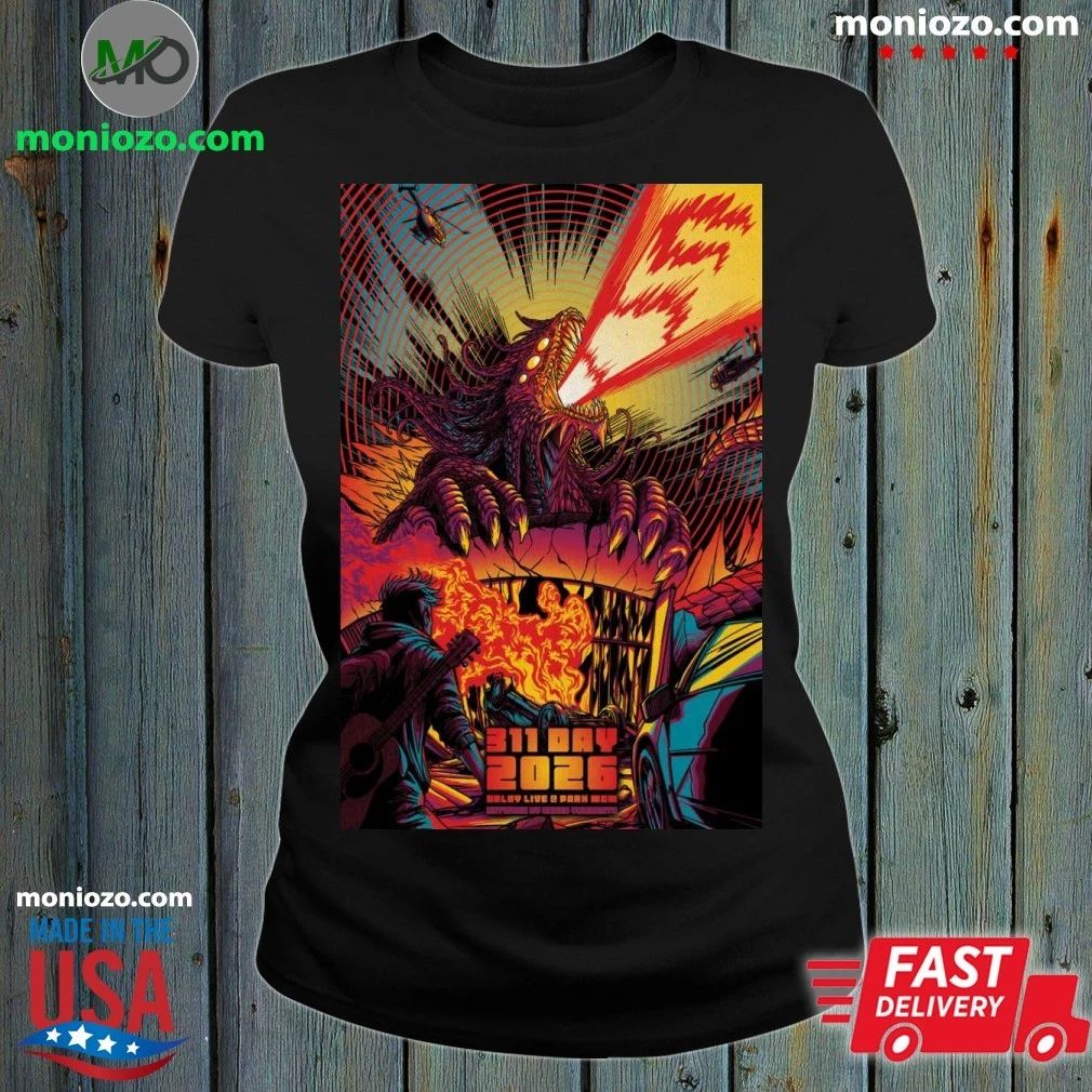 Original 311 Las Vegas NV Mar 8 2026 Tour Poster Shirt Unisex