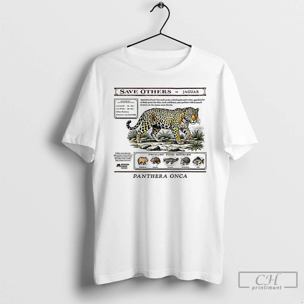 Premium Jaguar Save Others Panthera Onca T Shirts Unisex