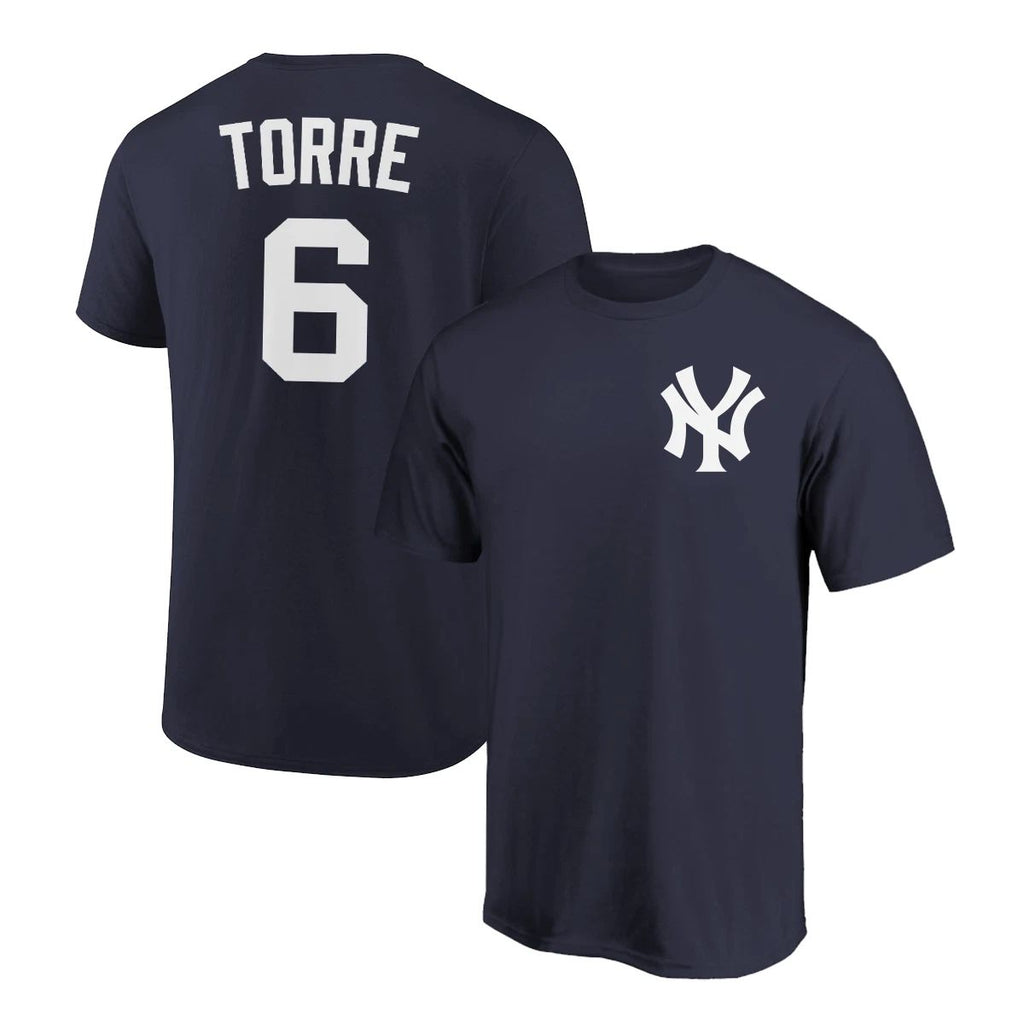 Joe Torre New York Yankees Player Name and Number Soft Jersey Tee Unisex