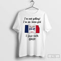 Premium Kansas Map Im Not Yelling Im An Iowa Girl I Just Talk Loud Unisex