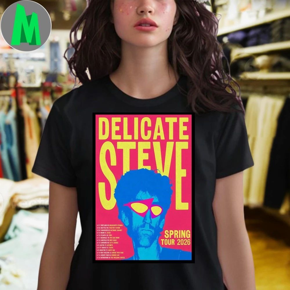 Original Delicate Steve Spring Tour 2026 Poster Unisex