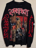Gorefest - False - European Tour 1993 Vintage Long Sleeves Shirt Reprint Unisex