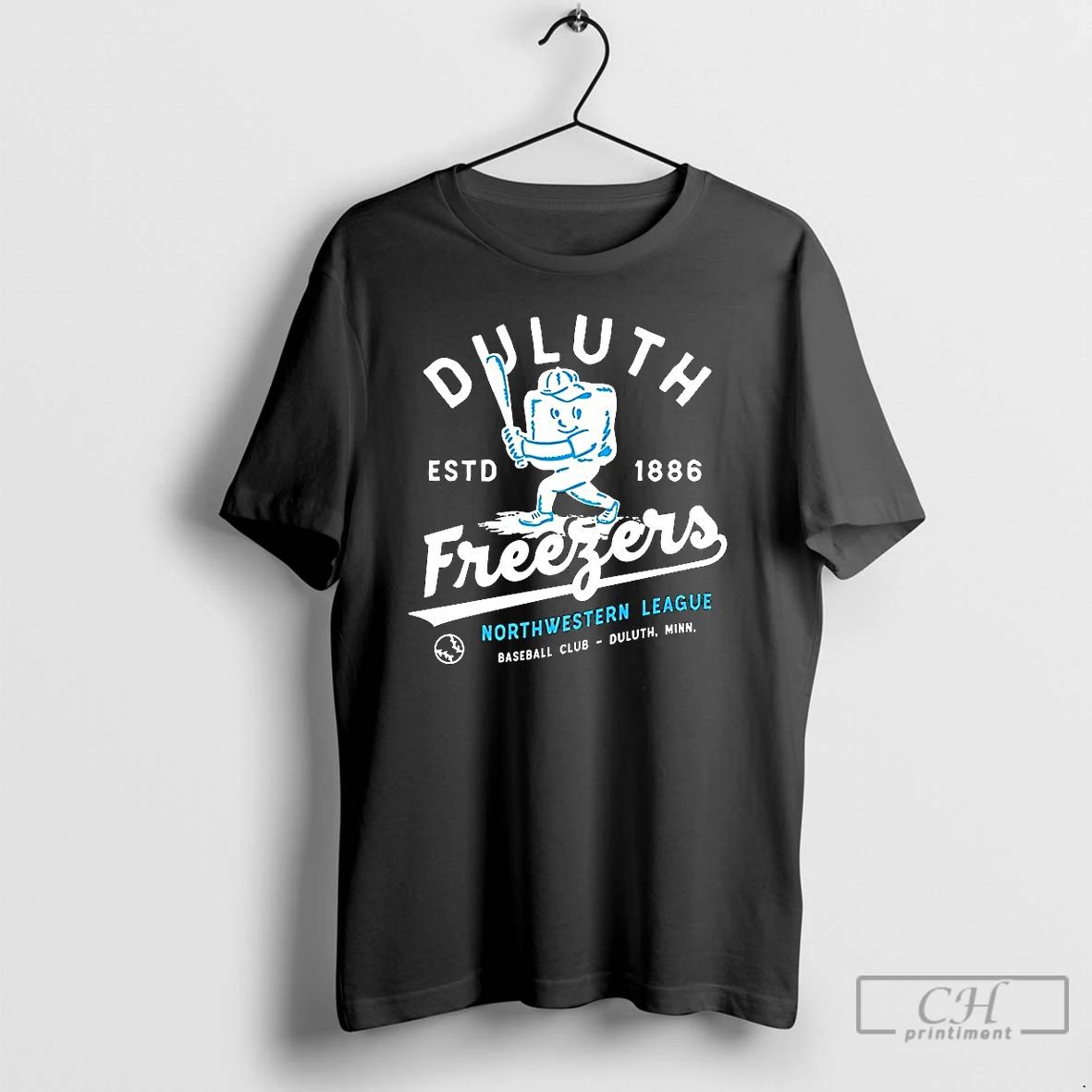Premium Duluth Freezers Minnesota Defunct Baseball Teams Est 1886 Vintage T Shirts Unisex