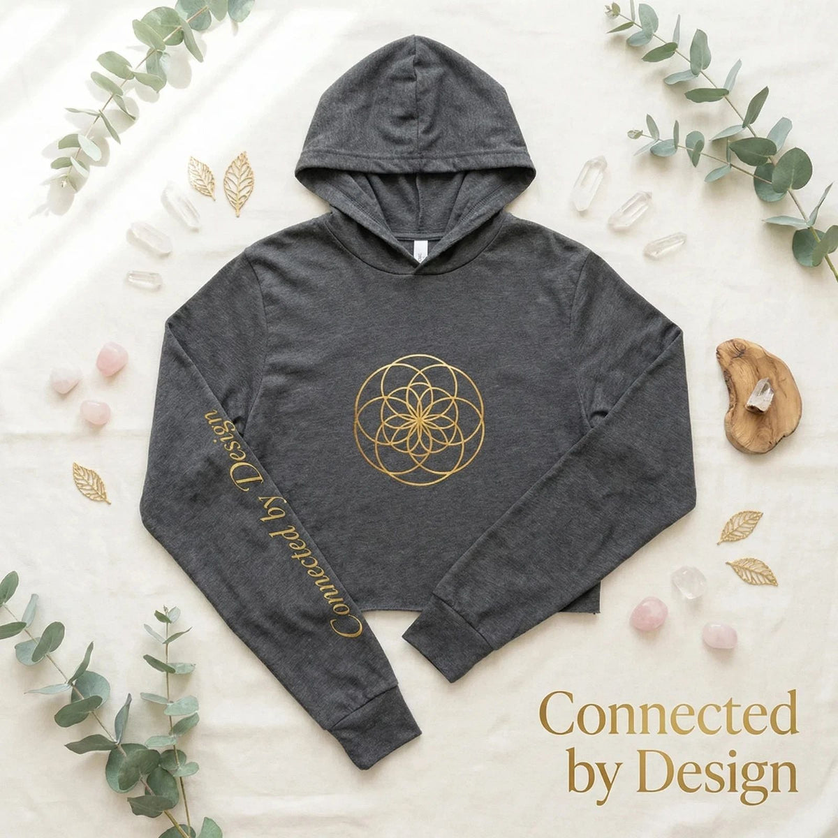 Sacred Geometry Flower of Life tee | "Connected by Design" Unisex